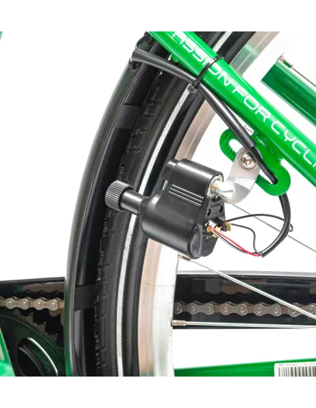 Rower Miejski Damski 28 Retro Nexus 3 Kontra Dzwonek Odblaski Oświetlenie