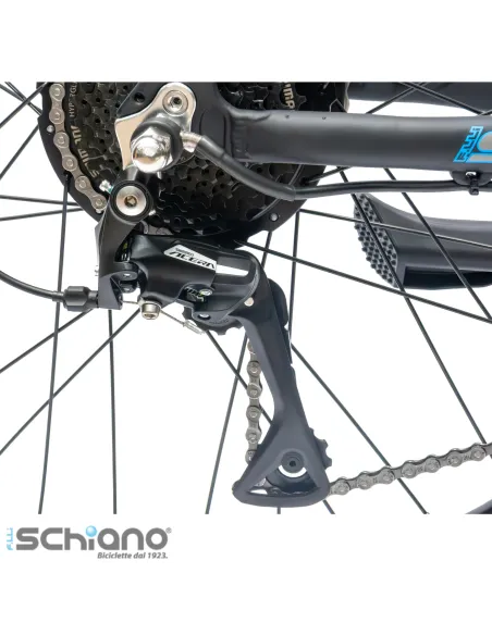 Rower Elektryczny Męski Damski Górski 27,5" MTB 250W Amortyzacja Tarcze LED