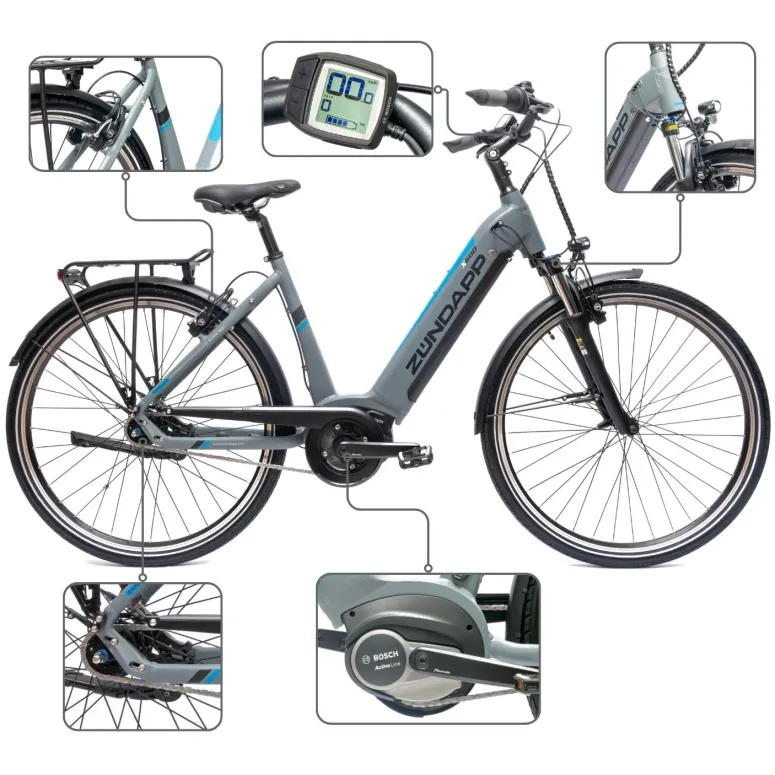 Rower Elektryczny Damski Miejski 28" SHIMANO Nexus 250W BOSCH LCD Aluminium