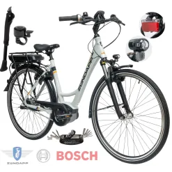 Rower Elektryczny Damski Trekkingowy 28" SHIMANO Nexus 250 W Alu LCD BOSCH