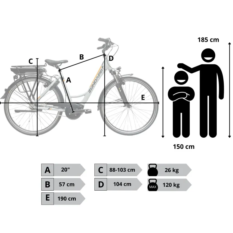 Rower Elektryczny Damski Trekkingowy 28" SHIMANO Nexus 250 W Alu LCD BOSCH
