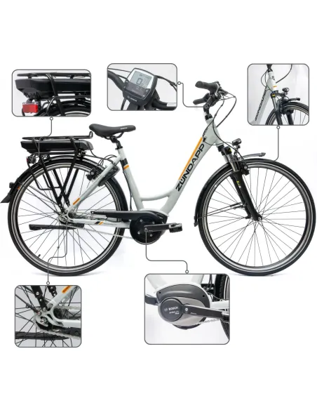 Rower Elektryczny Damski Trekkingowy 28" SHIMANO Nexus 250 W Alu LCD BOSCH