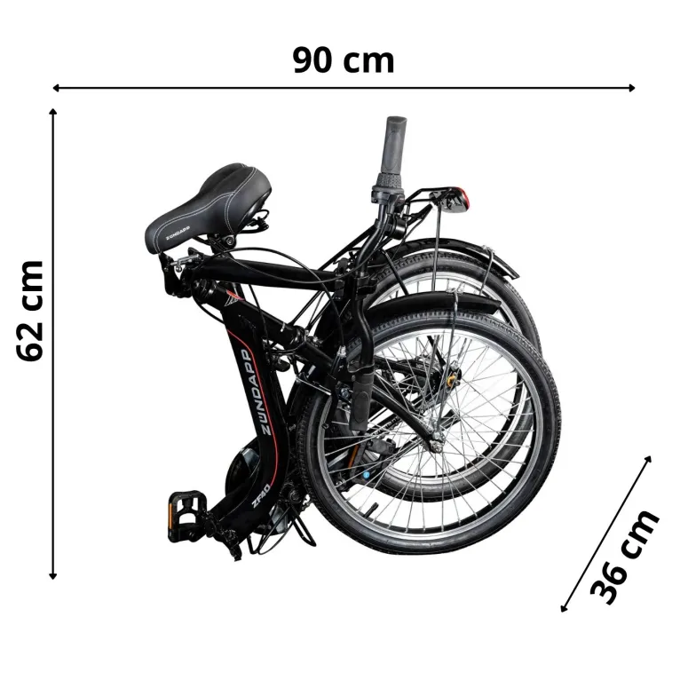 Rower Damski Męski Składany Miejski 20" Składak SHIMANO Nexus Oświetlenie
