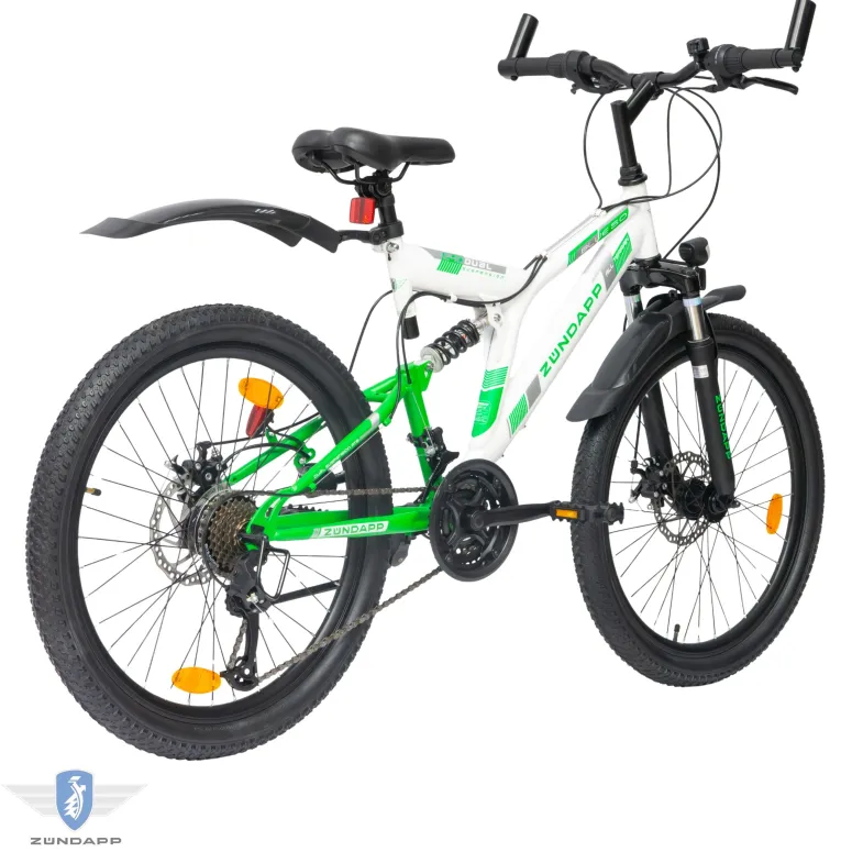 Rower Chłopięcy Górski Dziecięcy 24" MTB Amory Oświetlenie Dynamo Tarcze