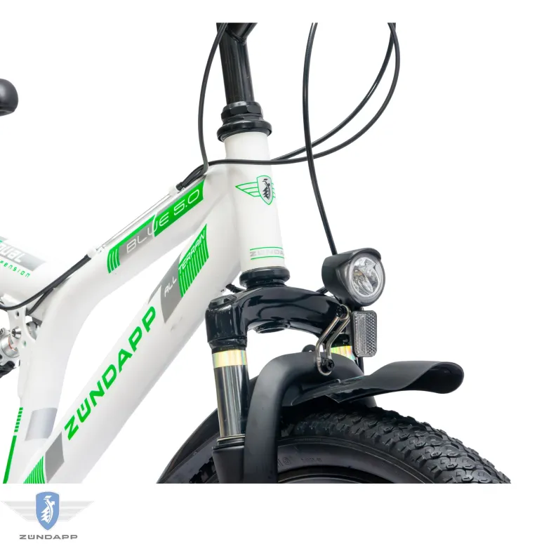 Rower Chłopięcy Górski Dziecięcy 24" MTB Amory Oświetlenie Dynamo Tarcze