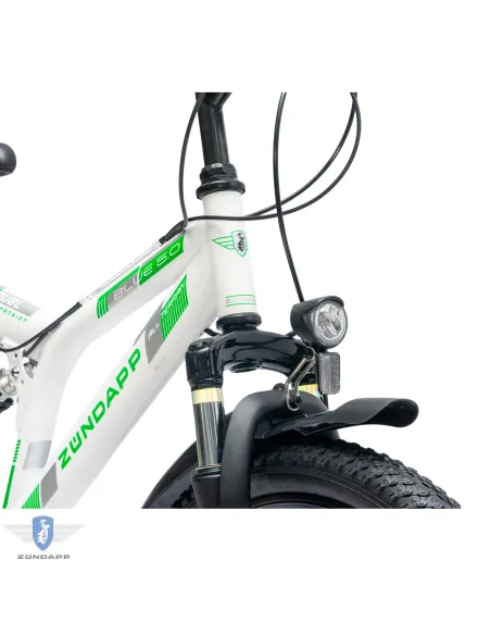 Rower Chłopięcy Górski Dziecięcy 24" MTB Amory Oświetlenie Dynamo Tarcze