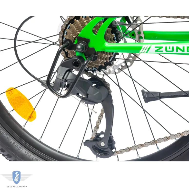 Rower Chłopięcy Górski Dziecięcy 24" MTB Amory Oświetlenie Dynamo Tarcze