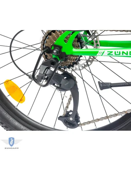 Rower Chłopięcy Górski Dziecięcy 24" MTB Amory Oświetlenie Dynamo Tarcze