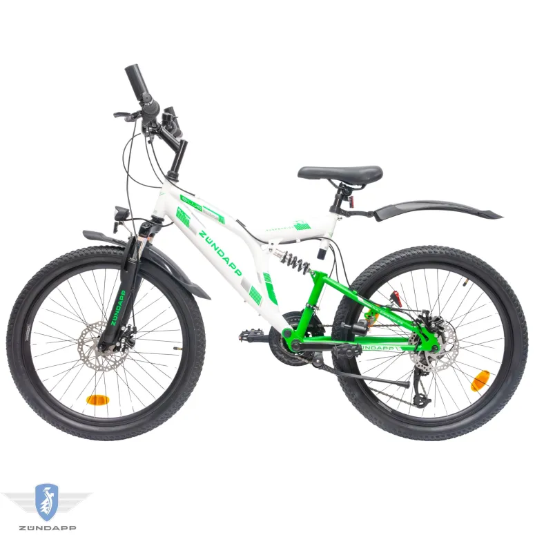 Rower Chłopięcy Górski Dziecięcy 24" MTB Amory Oświetlenie Dynamo Tarcze