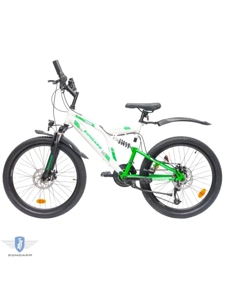 Rower Chłopięcy Górski Dziecięcy 24" MTB Amory Oświetlenie Dynamo Tarcze