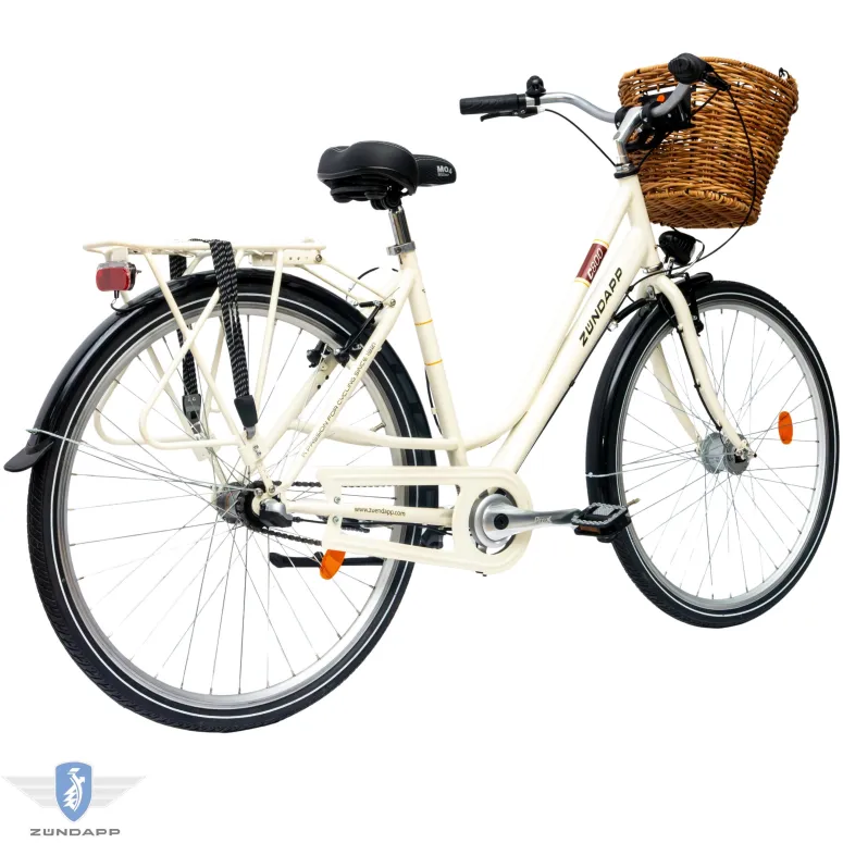 Rower Damski Miejski 28" SHIMANO Nexus Bagażnik Koszyk Oświetlenie Dynamo