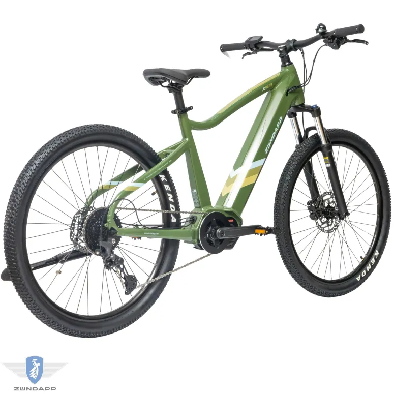 Rower Elektryczny Męski Damski Górski 27,5" SHIMANO Aplikacja 250W LCD 2025