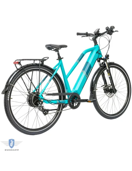 Rower Elektryczny Damski Trekkingowy 28" Aplikacja SHIMANO 2025 LCD 250 W