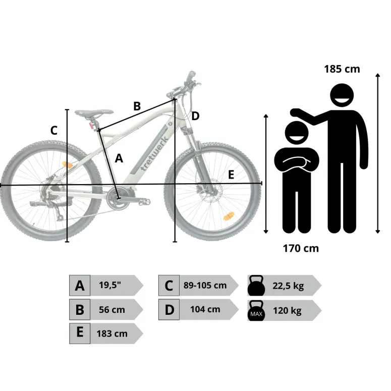 Rower Elektryczny Męski Damski Górski 27,5" MTB LCD 250 W Hydraulika Amory