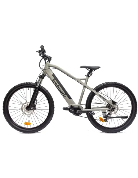 Rower Elektryczny Męski Damski Górski 27,5" MTB LCD 250 W Hydraulika Amory