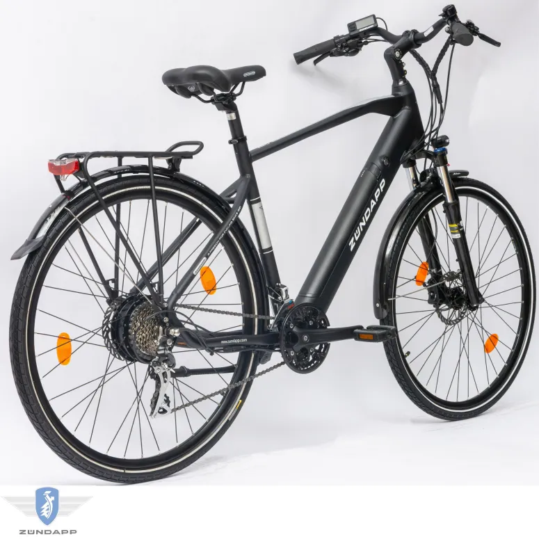 Rower Elektryczny Męski Trekkingowy 28" 250W Hydraulika SHIMANO Amortyzacja