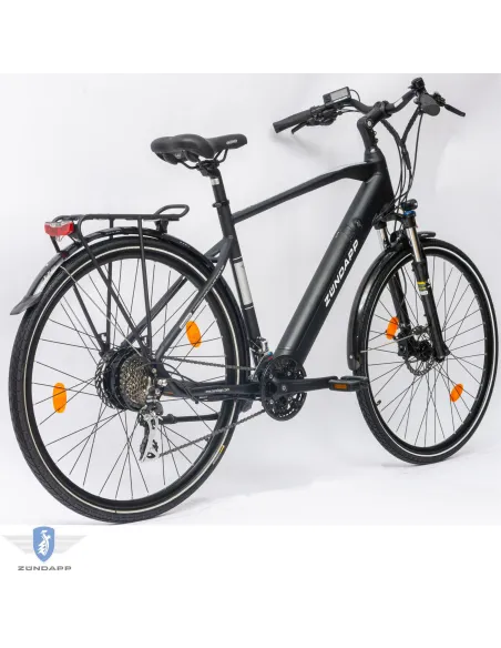 Rower Elektryczny Męski Trekkingowy 28" 250W Hydraulika SHIMANO Amortyzacja