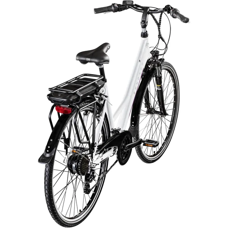 Rower Elektryczny Damski Trekkingowy 28 250W Amortyzacja Shimano ALU 468 Wh