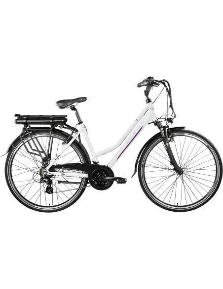 Rower Elektryczny Damski Trekkingowy 28 250W Amortyzacja Shimano ALU 468 Wh