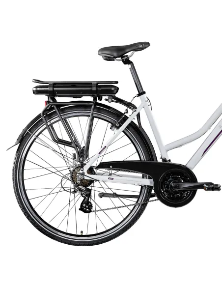 Rower Elektryczny Damski Trekkingowy 28 250W Amortyzacja Shimano ALU 468 Wh