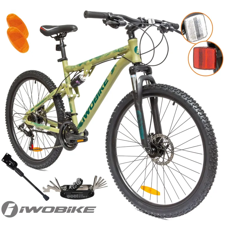 Rower Męski Górski 26 IWOBIKE Shimano Aluminium Amory Tarcze MTB Lekki 2025