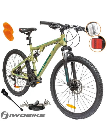 Rower Męski Górski 26 IWOBIKE Shimano Aluminium Amory Tarcze MTB Lekki 2025