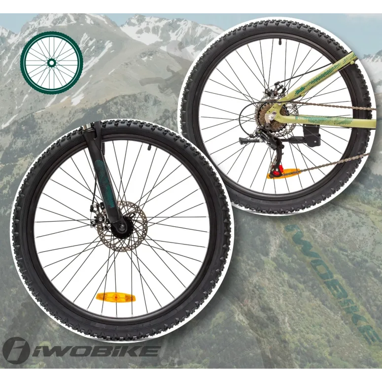 Rower Męski Górski 26 IWOBIKE Shimano Aluminium Amory Tarcze MTB Lekki 2025