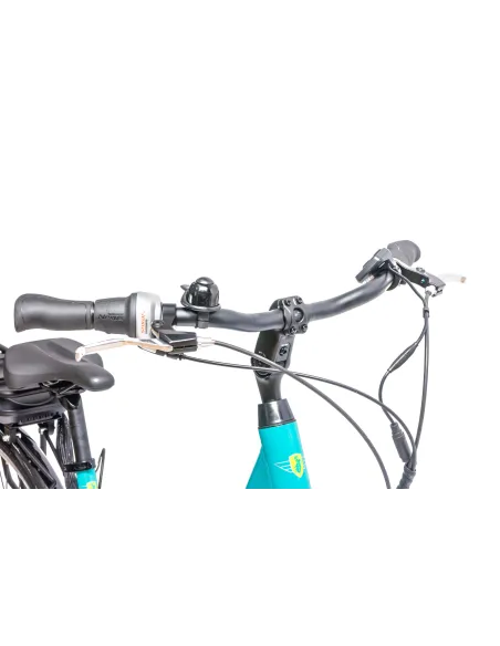 Rower Elektryczny Damski Miejski Koła 28" SHIMANO Nexus 250 W LCD Aplikacja