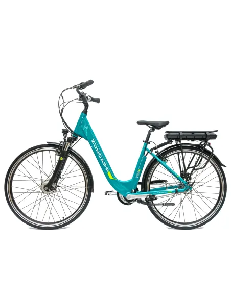 Rower Elektryczny Damski Miejski Koła 28" SHIMANO Nexus 250 W LCD Aplikacja