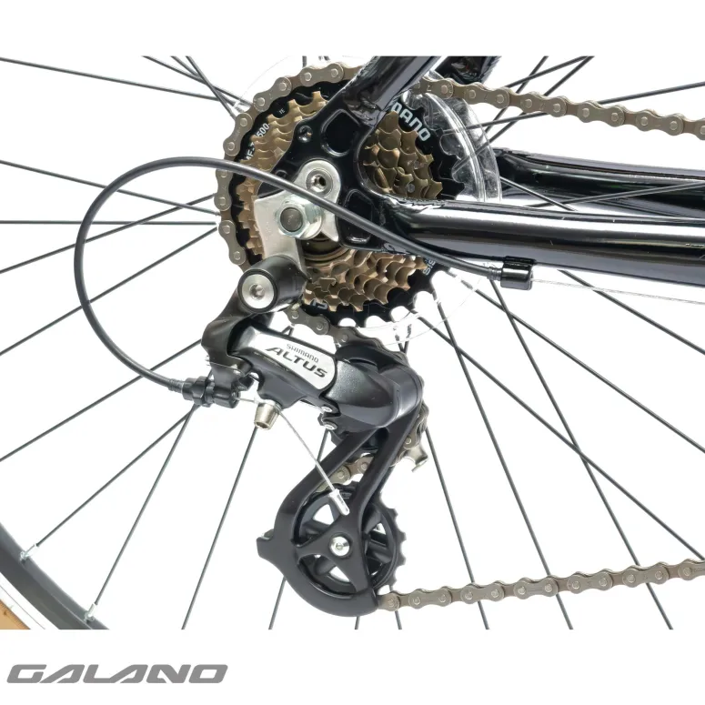 Rower Tandem Męski Damski Miejski Trekkingowy 26" SHIMANO Aluminium Dzwonek