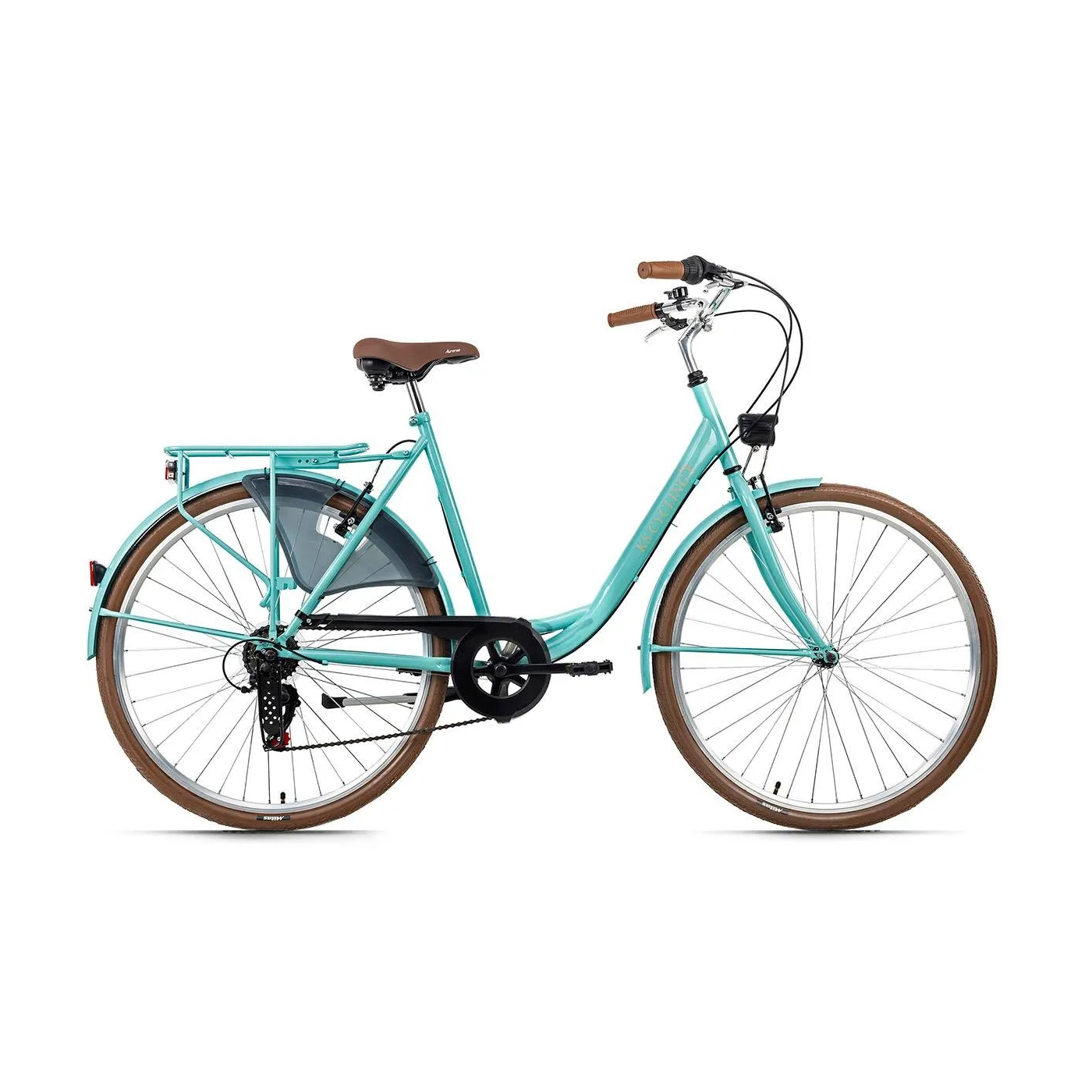 Miejski Rower Retro 28 Damka 6 Biegów Bagażnik - 1