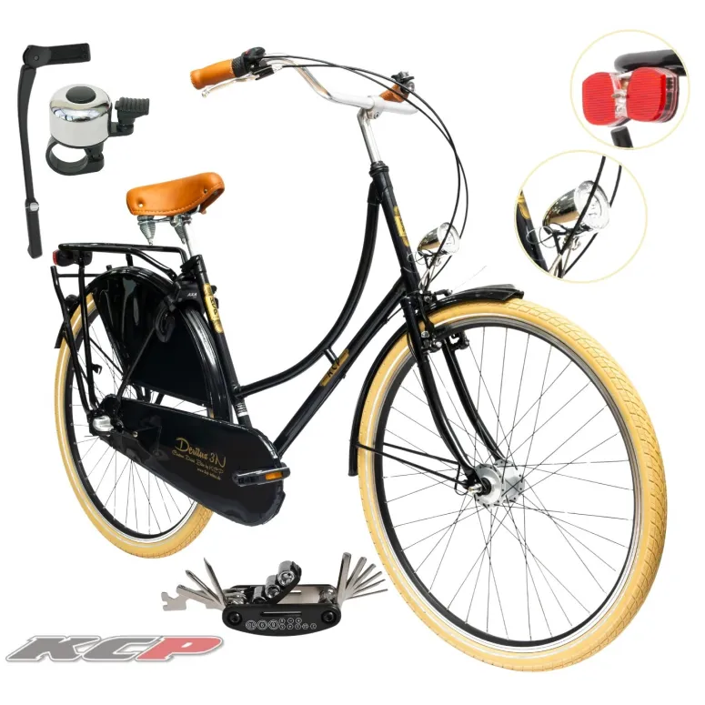 Rower Damski Miejski 28" SHIMANO Nexus Bagażnik Błotniki Oświetlenie Stopka