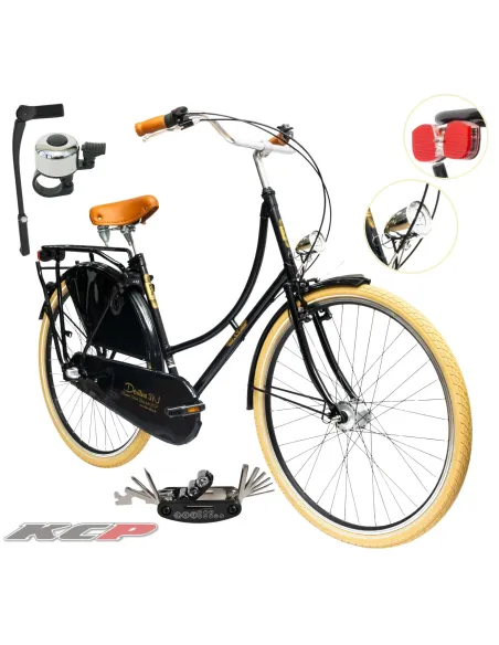 Rower Damski Miejski 28" SHIMANO Nexus Bagażnik Błotniki Oświetlenie Stopka