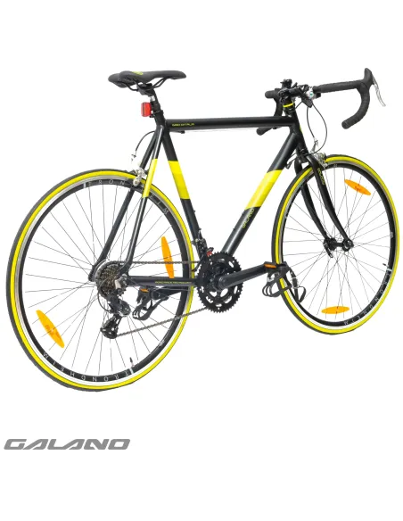 Rower Męski Szosowy 28" SHIMANO Alu Dzwonek Odblaski Kolarzówka Baranek