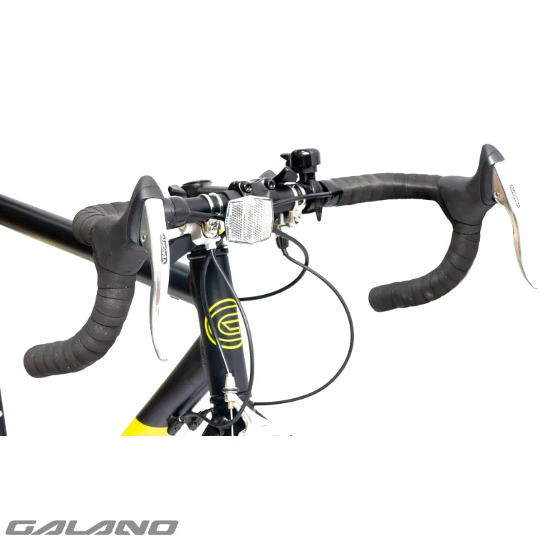 Rower Męski Szosowy 28" SHIMANO Alu Dzwonek Odblaski Kolarzówka Baranek