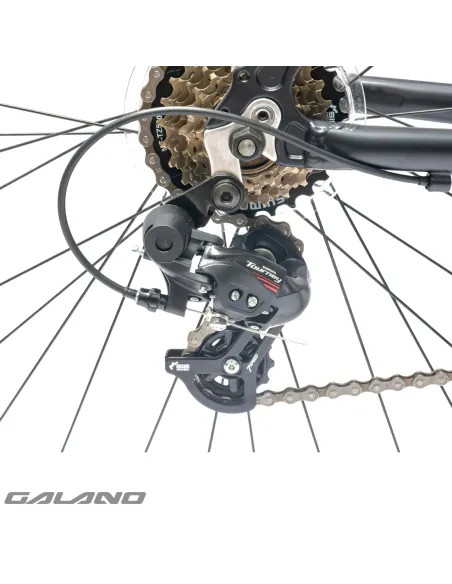 Rower Męski Szosowy 28" SHIMANO Alu Dzwonek Odblaski Kolarzówka Baranek