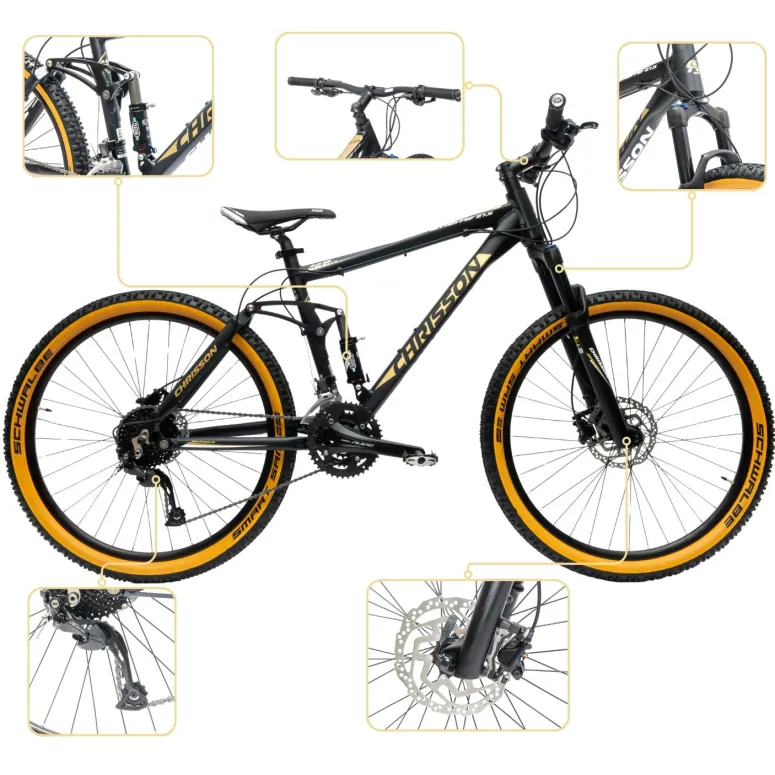 Rower Męski Górski 27,5" SHIMANO Full Amortyzacja Hydraulika Aluminium MTB