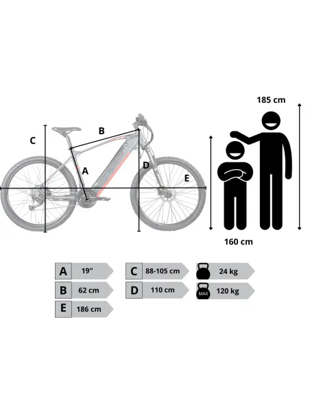 Elektryczny Rower Górski 27,5 Hydraulika Aluminium Damski Męski Wspomaganie