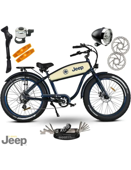 Rower Elektryczny Damski Męski Fatbike 26" SHIMANO Altus 250W Tarcze Alu