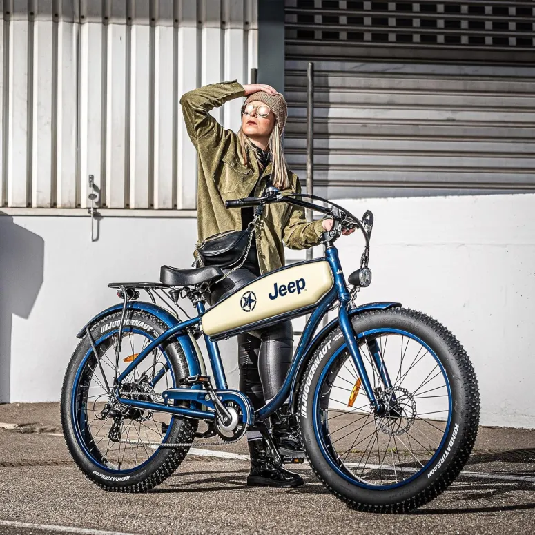 Rower Elektryczny Damski Męski Fatbike 26" SHIMANO Altus 250W Tarcze Alu