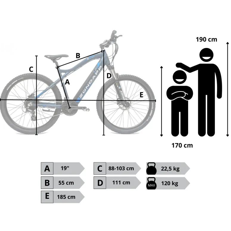 Elektryczny Rower Górski Męski Damski MTB ALU 27,5 Hydraulika Stopka
