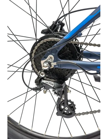 Elektryczny Rower Górski Męski Damski MTB ALU 27,5 Hydraulika Stopka