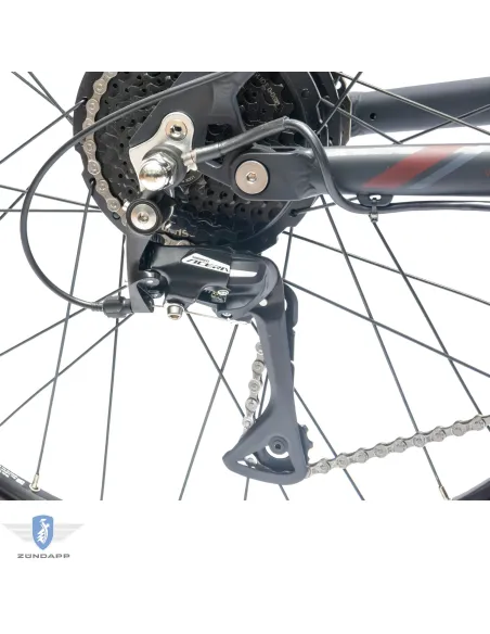 Rower Elektryczny Męski Górski 27,5" SHIMANO Tarcze Aluminium MTB 250 W LCD