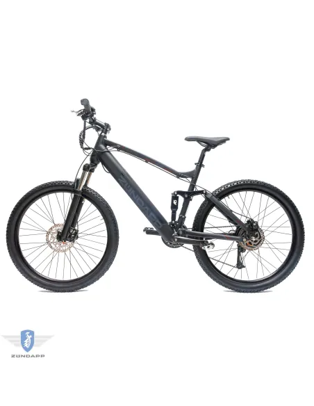 Rower Elektryczny Męski Górski 27,5" SHIMANO Tarcze Aluminium MTB 250 W LCD