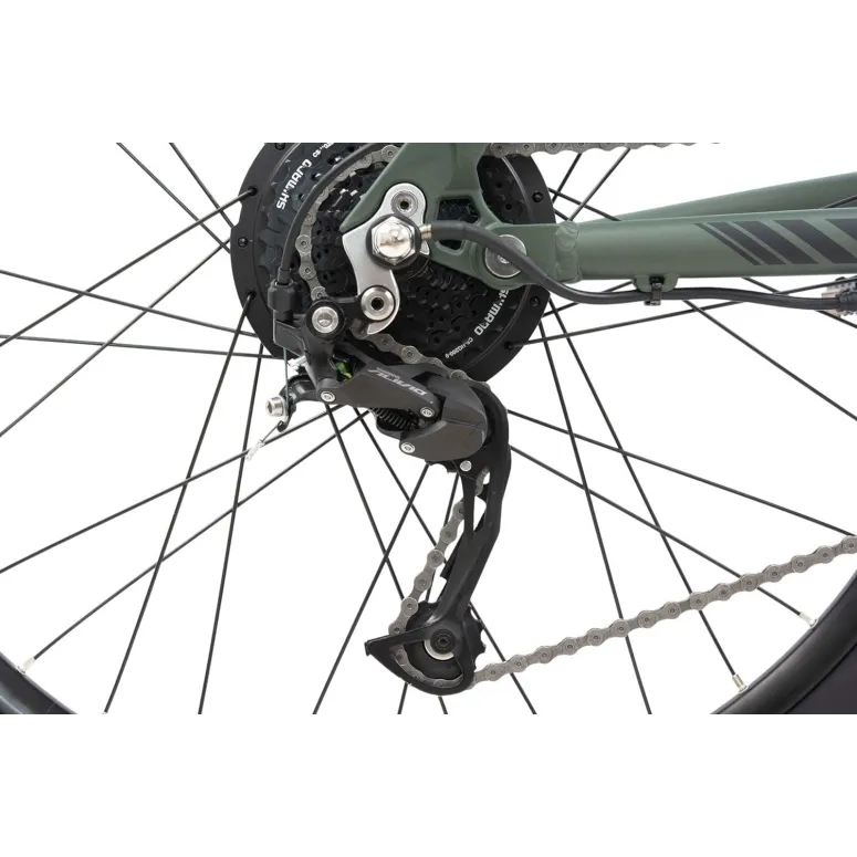 Elektryczny Rower Górski 27,5 Damski Męski Tarcze Cyngle Amortyzacja Full