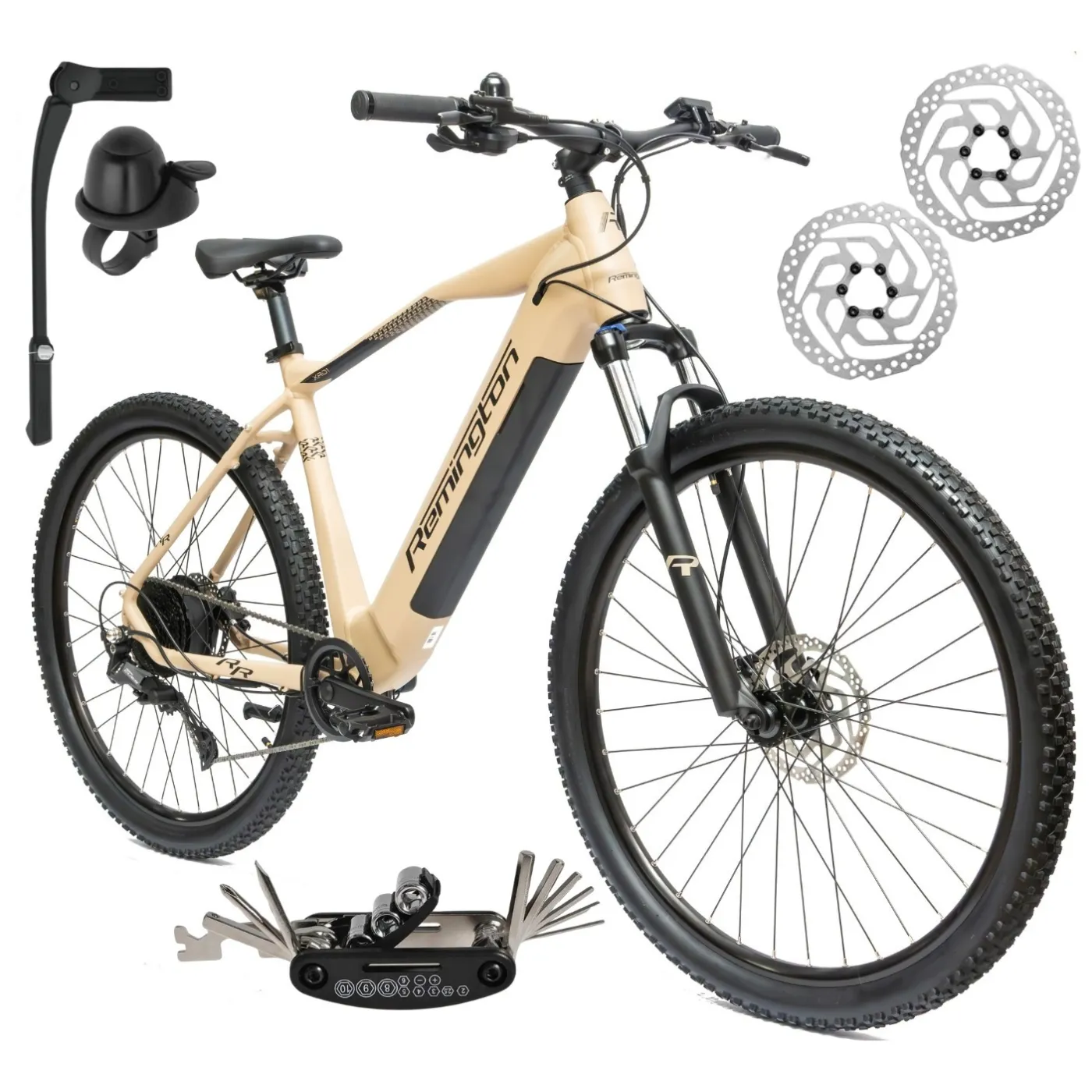 Rower Elektryczny Górski Damski Męski 29" SHIMANO Cues Aplikacja 2025 LCD