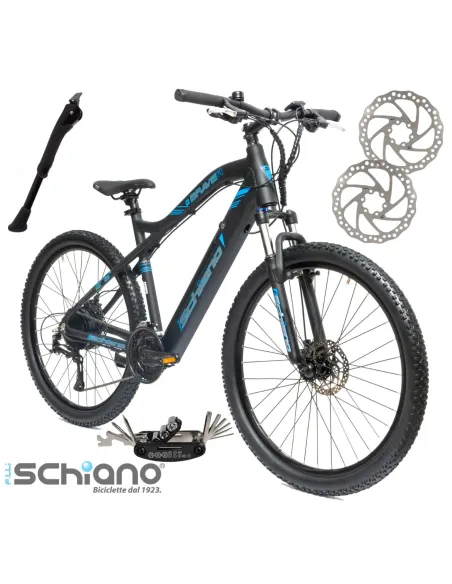 Rower Elektryczny Męski Damski Górski 27,5" MTB 250W Amortyzacja Tarcze LED