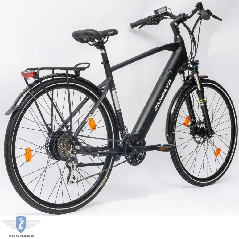 Rower Elektryczny Męski Trekkingowy 28" 250W Hydraulika SHIMANO Amortyzacja