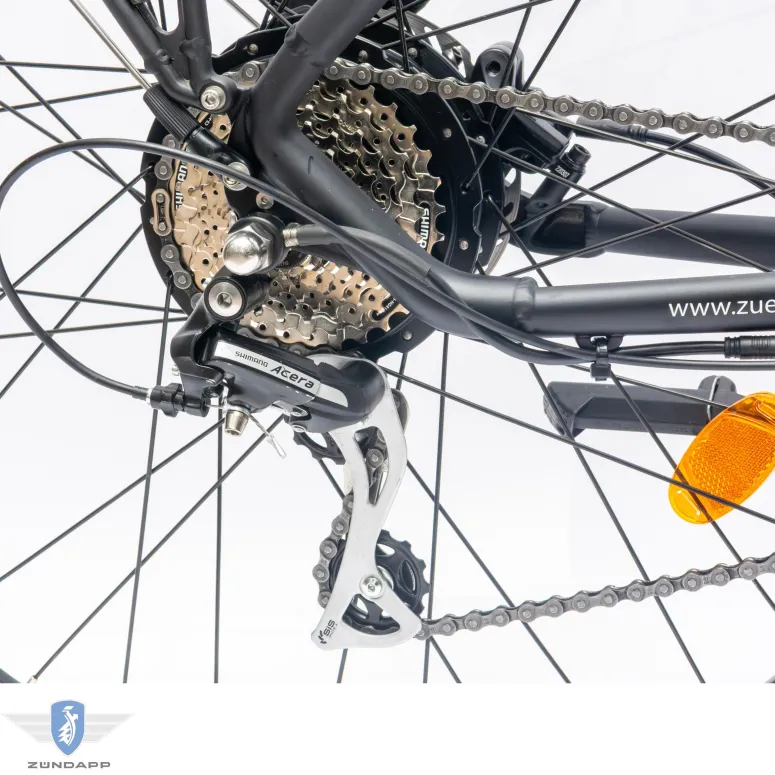 Rower Elektryczny Męski Trekkingowy 28" 250W Hydraulika SHIMANO Amortyzacja