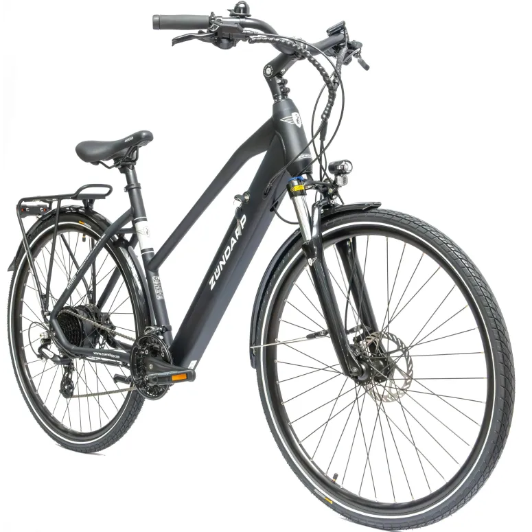 Rower Elektryczny Damski Męski Trekkingowy 28 250W Shimano Hydraulika ALU